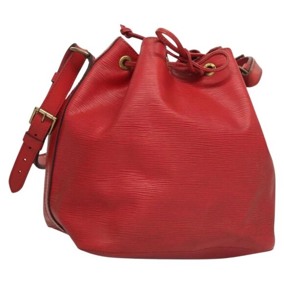 LOUIS VUITTON Epi Petit Noe Shoulder Bag Red M44107 LV Auth 122280 - Picture 1 of 16